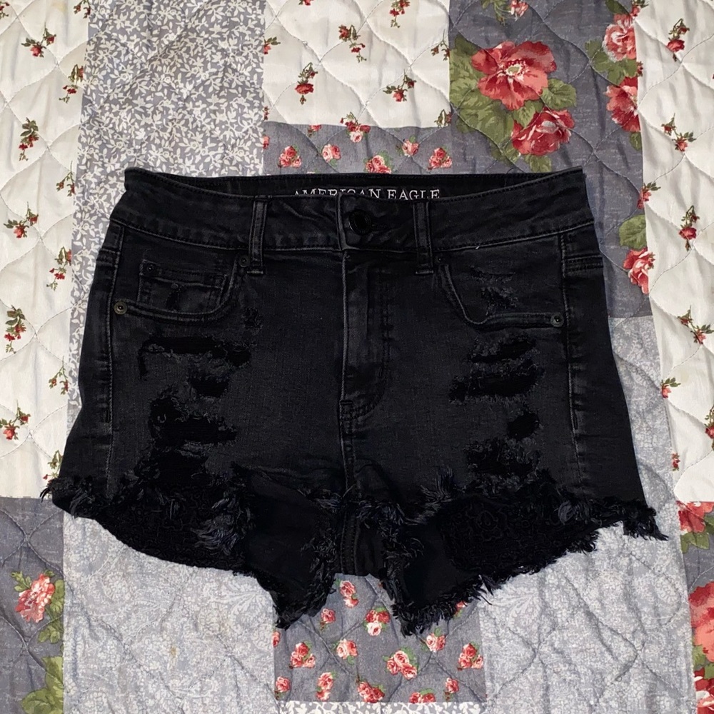 AE Hi-Rise Shortie Shorts